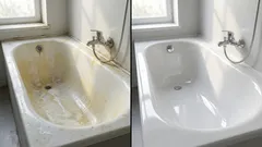 Łazienka znów jest biała: sposób, który sprawdził się tam, gdzie wszystko inne zawiodło