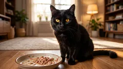 Dlaczego kot zjada tylko sos, a kawałki zostawia?