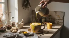 Ten napój pije się wieczorami nie bez powodu: prawda o „złotym mleku”