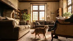 Co próbuje powiedzieć Twój kot, gdy chodzi i głośno miauczy?